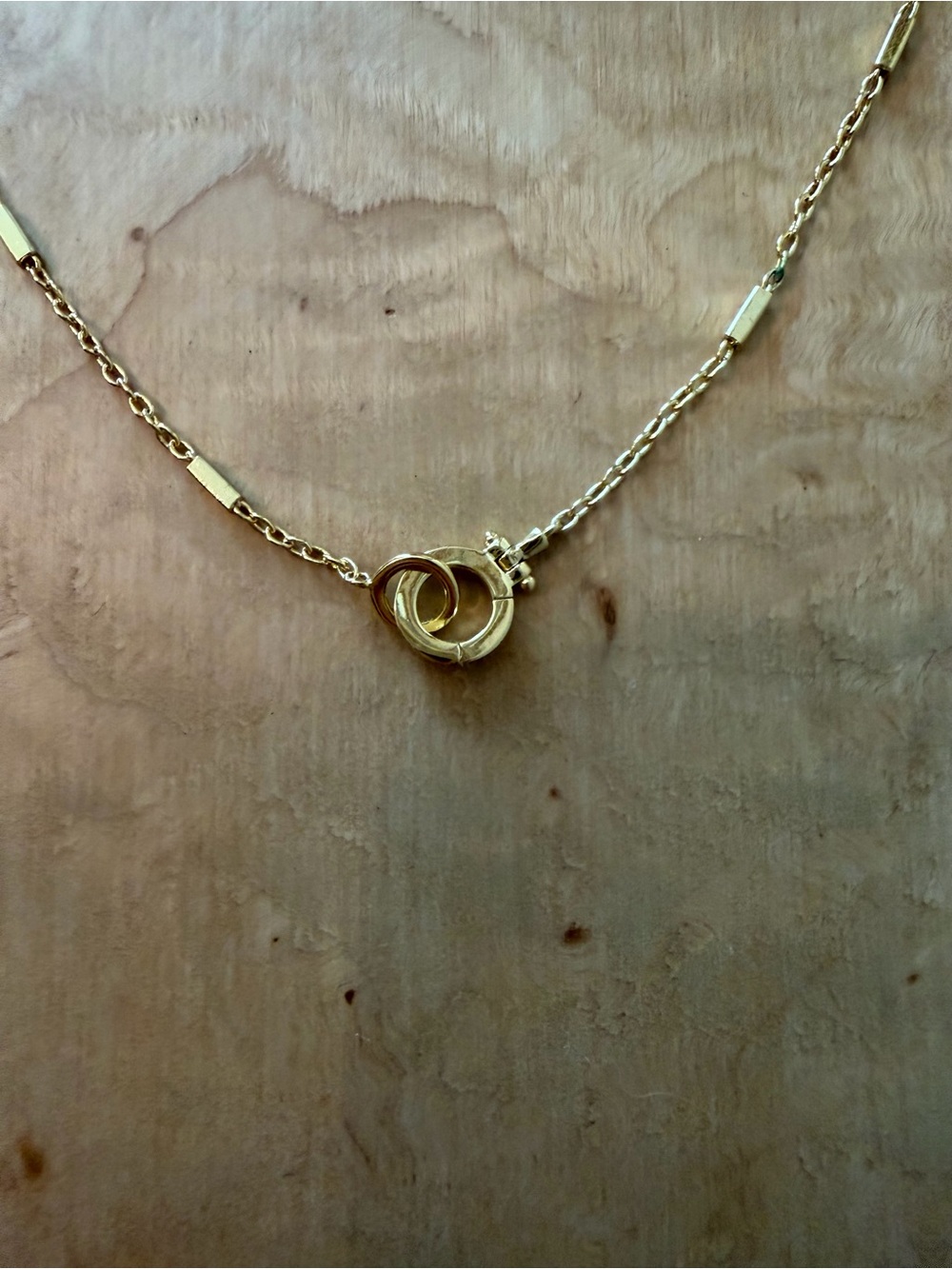 Gorjana Tatum Gold Interlocking Necklace, NWOT - Picture 3 of 4
